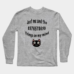 Overthinking Cat Long Sleeve T-Shirt